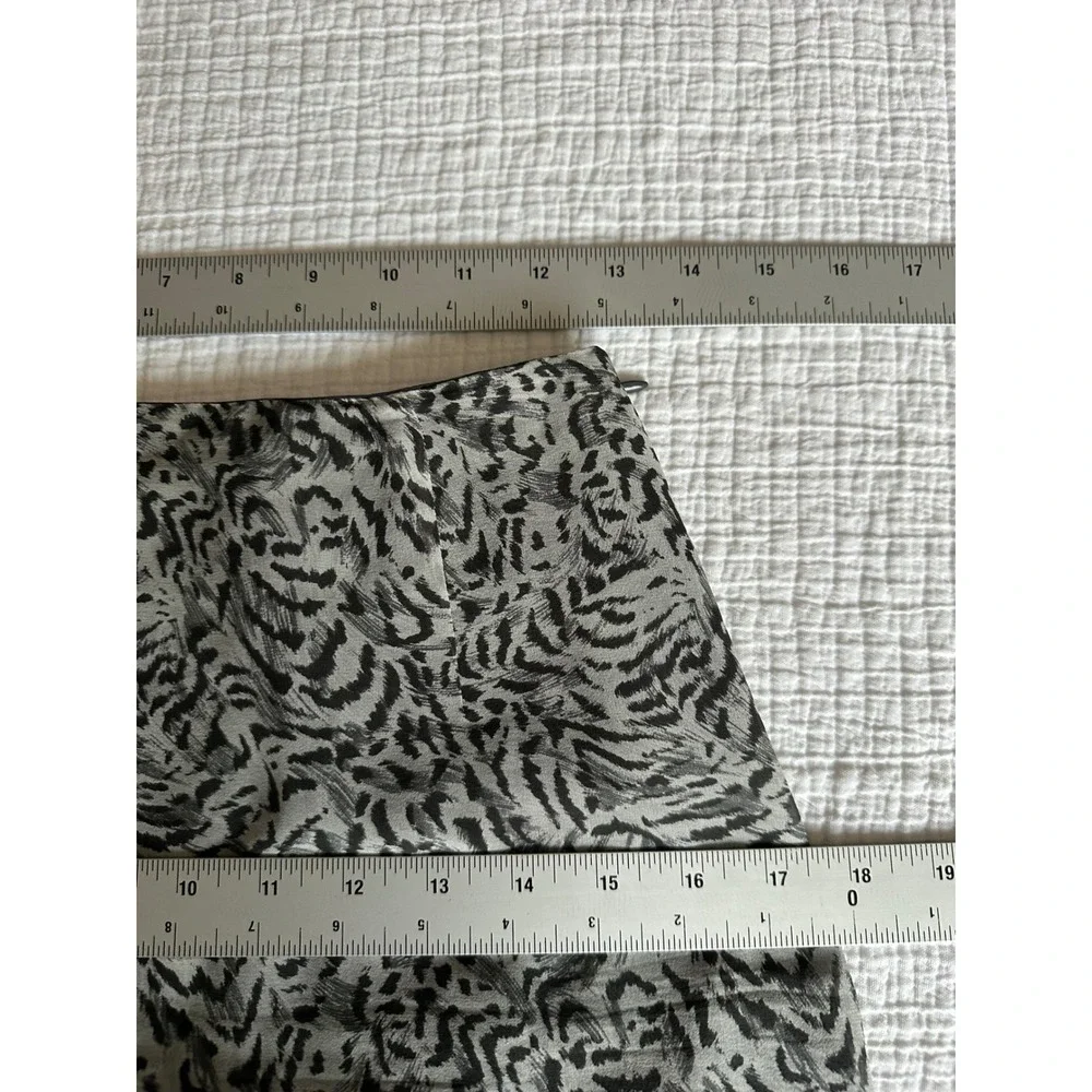 Vintage ESCADA Neiman Marcus 100% Silk Abstract Print Mini Skirt 34 XS